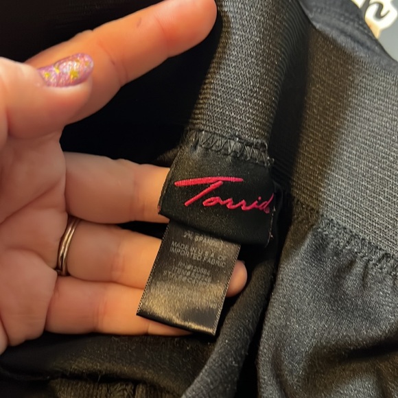 Torrid Plus Size Black Tiered Skirt - Picture 2 of 3